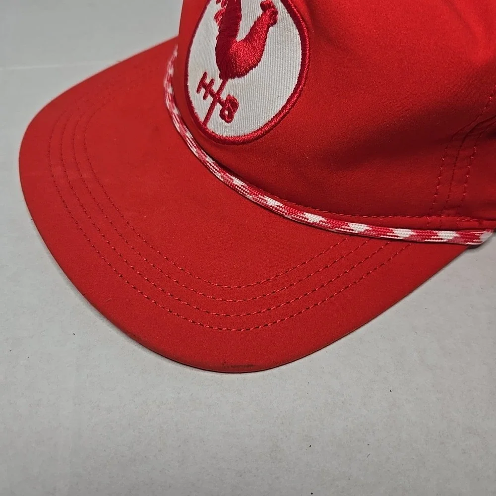 Hattie B's Nashville Hot Chicken Red Snapback Hat Cap Rooster‎ Mesh Trucker USA